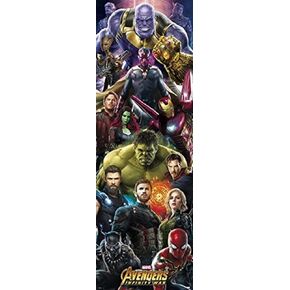 Grupo Erik – Poster The Avengers infinity War Marvel Thanos, 53 x 158 cm
