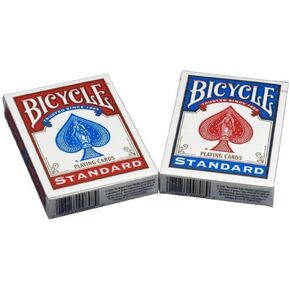 Bicycle Poker Size Standard Index Playing Cards, 2 Deck Player's Pack