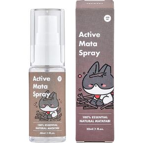 JAYU PET Active MATA Spray – 100% Natural Silvervine Spray for Cats, Liquid Catnip Alternative, Calming Spray for Indoor Kittens, Boosts Play & Engagement, Reduces Stress (1 fl oz)