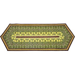 100% Cotton Table Runner/Topper - Elegant and Durable Dining Table Decoration, Machine Washable, Ideal for Parties, Holidays, and Everyday Use. Reversable.