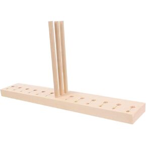 Angoily Wooden Bow Maker Tool for Crafting Durable Ribbon Bows User Friendly Wreath Making Supplies for DIY Hair Bows Versatile Solid Design for Various Ribbon