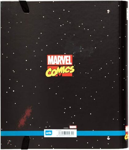 Marvel Avengers 4 Ring Binder - A4 Size - 10.6 x 12.6 inches - 4 Rings in Saudi Arabia