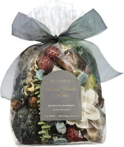 Aromatique Agave Pineapple Scented Potpourri Bag 8oz - Decorative Home Fragrance Sachet Dried Flowers, Long Lasting Room Air Freshener Deodorizer Perfect Fall Decoration or Catchall Bowl Filler Decor in Kuwait