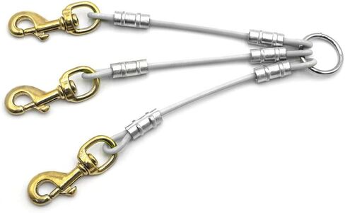 Dog Leash Splitter Coupler (2 Dog or 3 Dog) (Orange, 3 Dog) in Saudi Arabia