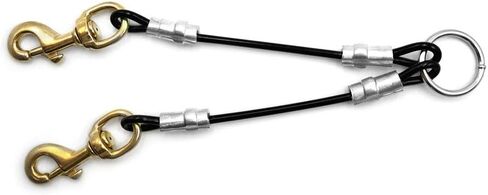Dog Leash Splitter Coupler (2 Dog or 3 Dog) (Orange, 3 Dog) in Saudi Arabia