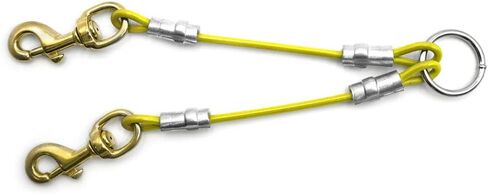 Dog Leash Splitter Coupler (2 Dog or 3 Dog) (Orange, 3 Dog) in Saudi Arabia