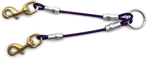 Dog Leash Splitter Coupler (2 Dog or 3 Dog) (Orange, 3 Dog) in Saudi Arabia