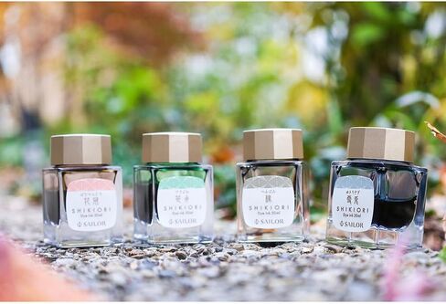 Sailor Fountain Pen ، 13-1008-234 Shikiori Fountain Pen Pen Ink ، Shikiori ، Grass Play ، Sasafune ، Dye ، 0.7 Fl Oz (20 مل) in Kuwait
