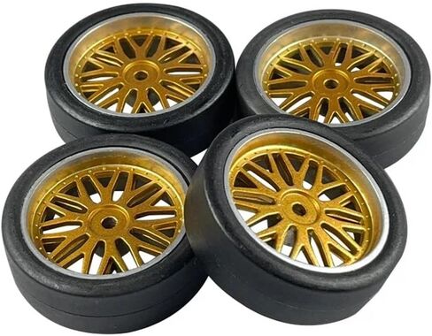 4pcs 33mm Hard Drift Tires Compatible with 1/18 RC Cars Designed Compatible with AE86 A86 LD1801 LD1802 LD1803 LD1804 A01 A02 Upgrade Parts(LA0034 Black(Soft)) in Saudi Arabia