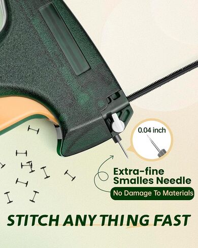 Stitch Gun for Clothes : Handheld Mini Stitching Gun with 4000 Tagging Gun Fasteners, Compact Sewing Tool, Shirt Tag Gun, Quick Clothing Repair in Saudi Arabia