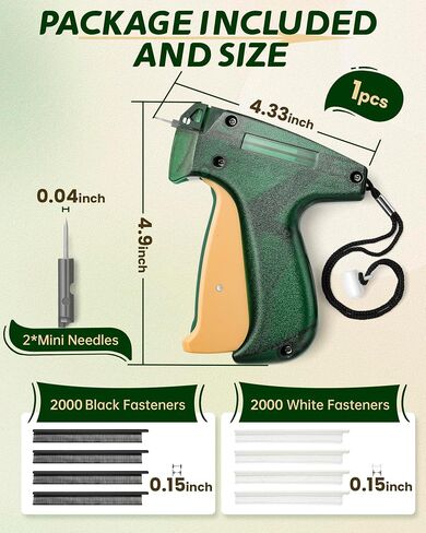 Stitch Gun for Clothes : Handheld Mini Stitching Gun with 4000 Tagging Gun Fasteners, Compact Sewing Tool, Shirt Tag Gun, Quick Clothing Repair in Saudi Arabia
