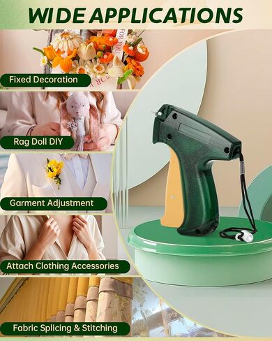 Stitch Gun for Clothes : Handheld Mini Stitching Gun with 4000 Tagging Gun Fasteners, Compact Sewing Tool, Shirt Tag Gun, Quick Clothing Repair in Saudi Arabia