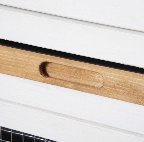 PawHut 90.5" Wooden Rabbit Hutch Bunny Cage Pet Playpen House Enclosure with Double Side Run Boxes, No Leak Tray, Ramp, for Guinea Pig and Small Animals, White in Saudi Arabia