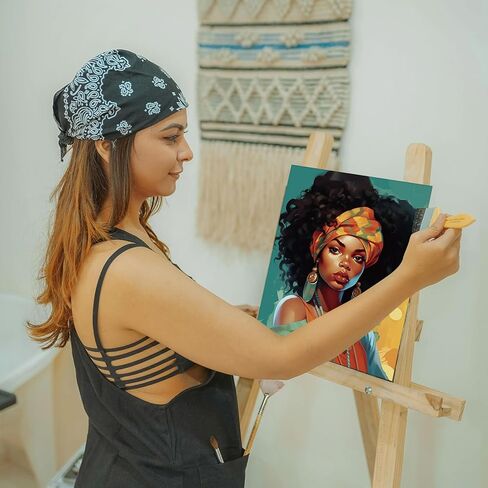 16 Pcs Pre Drawn Canvas Stretched Pre Printed Canvas Bulk 8" x 10" Sip and Paint Party Kit for Artist DIY Art Party Favors Adult's Date Night(Glamorous for Women) in Kuwait