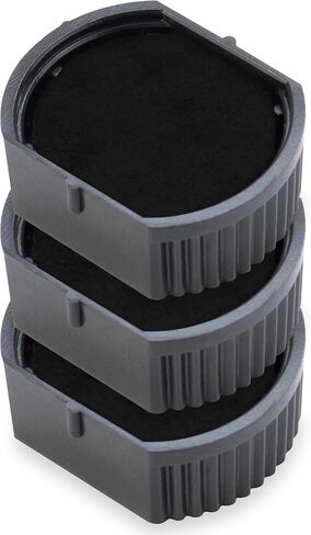 R/12 Replacement Pad Compatible for COLOP Printer R12 - Water Based, Non-Toxic - Pack of 3 - Black in Saudi Arabia