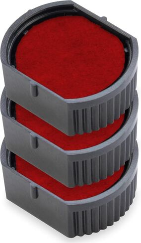 R/12 Replacement Pad Compatible for COLOP Printer R12 - Water Based, Non-Toxic - Pack of 3 - Black in Saudi Arabia
