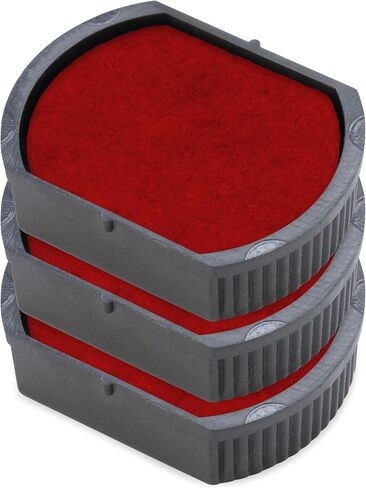 R/12 Replacement Pad Compatible for COLOP Printer R12 - Water Based, Non-Toxic - Pack of 3 - Black in Saudi Arabia