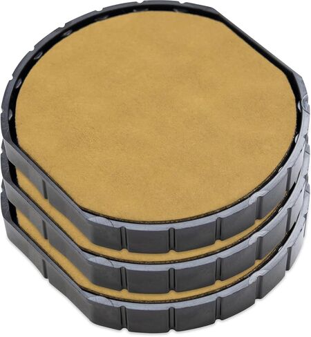 R/12 Replacement Pad Compatible for COLOP Printer R12 - Water Based, Non-Toxic - Pack of 3 - Black in Saudi Arabia