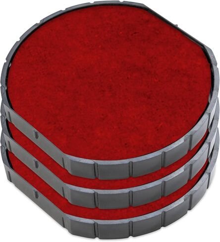 R/12 Replacement Pad Compatible for COLOP Printer R12 - Water Based, Non-Toxic - Pack of 3 - Black in Saudi Arabia