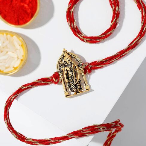 TIED RIBBONS Rakhi for Brothers Set of 2 with Rakhi Card and Roli Chawal - Raksha bandhan Rakhi Thread Designer Rakhi for Brother Bhai Rakhi Set of 2 Bro Rakhi Set for Brothers in Saudi Arabia