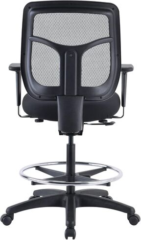 Eurotech Seating Apollo Drafting Stool, Black in Saudi Arabia