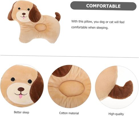 Milisten 1pc cartoon dog شكل وسادة نوم للحيوانات الأليفة للكلاب الصغيرة وسادة الحيوانات الأليفة لطيف من السهل أن تكون متينة لراحة الكلاب قابلة للغسل in Saudi Arabia
