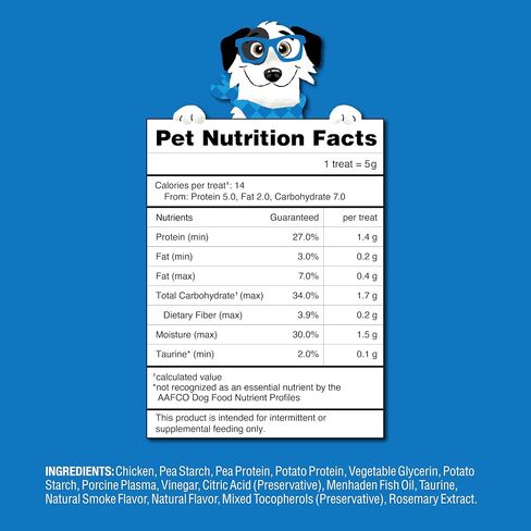 Soft Dog Treats for Digestive Support/Gut Health & Training Snacks Made with Pumpkin, Oat Fiber & Vinegar - Beef Sliders - 16 oz in Kuwait