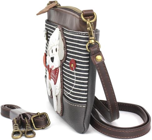 Chala Mini Crossbody/Purse with Convertible Strap Stylish, Compact, Versatile - Chickadee - Blue in Kuwait