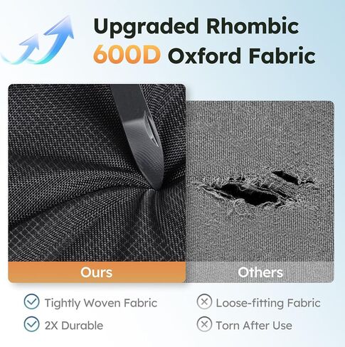 LET'S CAMP Folding Stadium Seat Bleacher Chair with Cup Holder, Mesh Bag and Hide Hooks, Portable Stadium Chair with Back and Cushion, Black Grey in Saudi Arabia