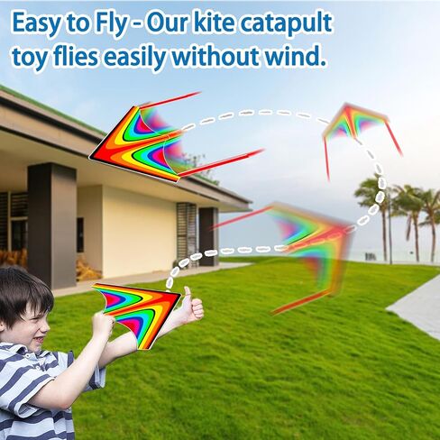 6 Pcs Mini Kites for Kids Ages 3-5 4-8 8-12, Finger Launcher Kite Easy to Fly Yard Beach Outdoor Toys, Kids Kites Bulk Glider Kite for Boys Girls Birthday Party Favors Gift in Saudi Arabia