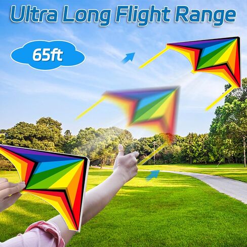 6 Pcs Mini Kites for Kids Ages 3-5 4-8 8-12, Finger Launcher Kite Easy to Fly Yard Beach Outdoor Toys, Kids Kites Bulk Glider Kite for Boys Girls Birthday Party Favors Gift in Saudi Arabia