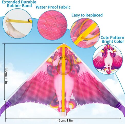 6 Pcs Mini Kites for Kids Ages 3-5 4-8 8-12, Finger Launcher Kite Easy to Fly Yard Beach Outdoor Toys, Kids Kites Bulk Glider Kite for Boys Girls Birthday Party Favors Gift in Kuwait