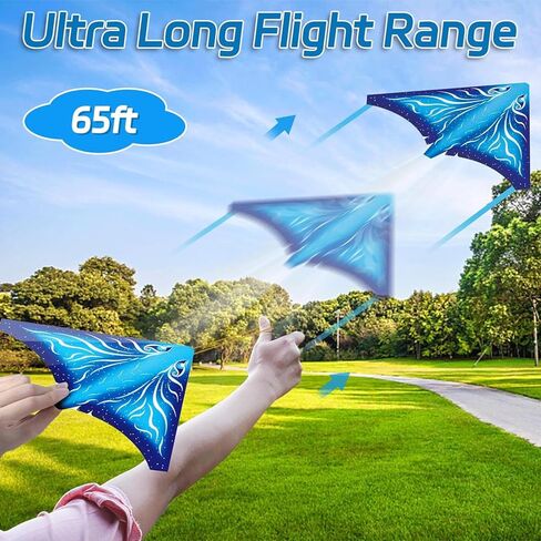 6 Pcs Mini Kites for Kids Ages 3-5 4-8 8-12, Finger Launcher Kite Easy to Fly Yard Beach Outdoor Toys, Kids Kites Bulk Glider Kite for Boys Girls Birthday Party Favors Gift in Kuwait