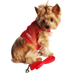 DOGGIE DESIGN Cool Mesh Dog Harness (X-Small, Solid Black)