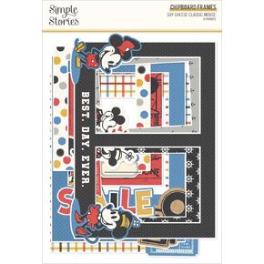 Simple Stories Say Cheese Classic Mouse Chipboard-Frames