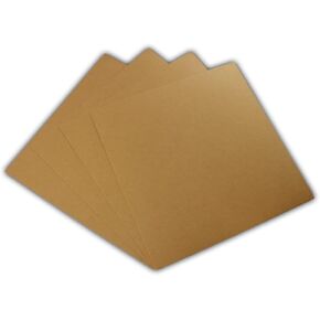 100 EcoSwift 12x12 Chipboard Cardboard Craft Scrapbook Material Scrapbooking Packaging Sheets Shipping Pads Inserts 12 inch x 12 inch Chip Board