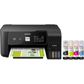 Epson Ecotank ET-2720 اللاسلكي اللون الكل في واحد Supertank الطابعة مع الماسح الضوئي والناسخ-أسود