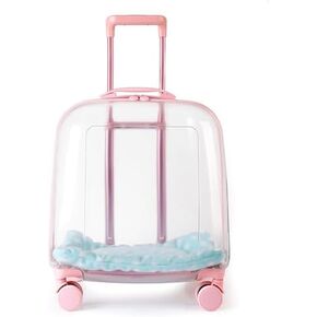 Pet Trolley Case Out and About Portable Cat Bag Pet Luggage Breathable Cat Trolley is Perfect for Travelling/Walking (Color : 03)