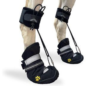 WALKABOUT™ MuckUP All-Terrain ToesUP No Knuckling Drop Foot Boot Brace for Dogs Dragging Paws - Corrective Outdoor Pet Shoes for Safe Adjustable Toe Lift Support (Size 2, 1 Count)