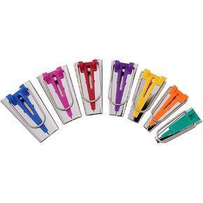 Practical Bias Tape Makers Kits 7 Size 6/9/12/15/18/21/25mm Handmade Quilting Tool for Fabric Sewing and Quilting