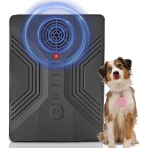 Dog Bark Deterrent Devices, Rechargeable Anti Barking Device for Dogs, 50FT Range Safe for Dogs & Human Portable Indoor Outdoor, Dog Training & Behavior Aids, Bark Box