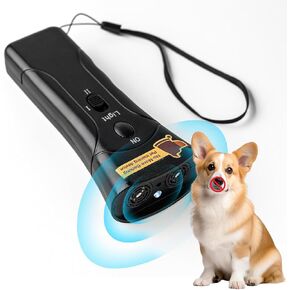Dog Bark Deterrent Devices, Ultrasonic Anti Barking Device for Dogs, Barks No More Dog Training Device, Stop Dog Bark Control Deterrent Device Indoor Outdoor, Safe for Human & Dogs
