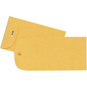 Quality Park® Clasp Envelopes, #15 (4" x 6"), Brown, Box Of 100