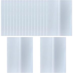 50 Pcs 5x7 Inches Wedding Invitations Wraps Pre-Folded Vellum Jackets Translucent Vellum Papers Card Vellum Wraps for Baby Shower