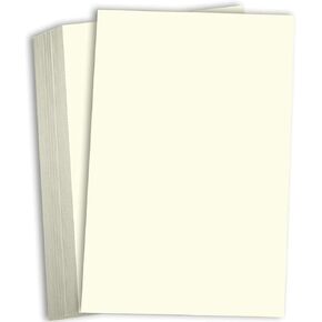 Hamilco Cream Colored 8.5" x 14" Legal Size Card Stock Paper Heavyweight 80lb Cover 25 Pack