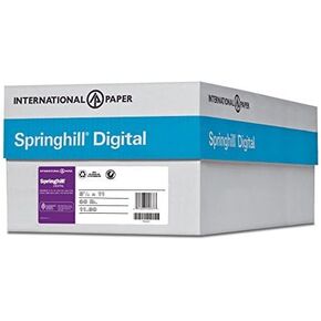Springhill 8.5" x 11" Cream Colored Cardstock Paper, 65lb, 176gsm, 250 Sheets (1 Ream) – Premium Medium Weight Vellum Cardstock, Printer Paper with Textured Finish – 014054R