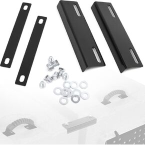 4 Pack Coupler Kit for RuffLand & Tie Down Kit for Ruffland Kennel – for Gen 2 Only，Fit for Medium, Intermediate, Large and X-Large Kennels,with Bolts and Washers,Universal