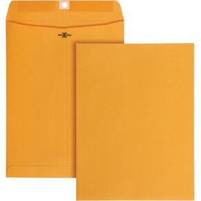 Office Depot® Brand Clasp Envelopes, 9" x 12", Brown, Box Of 100