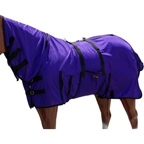 HILASON Horse Fly Sheet - Summer Spring UV Protection Mesh Bug Mosquito FlySheet for Horses | Mosquito Horse Fly-Sheet