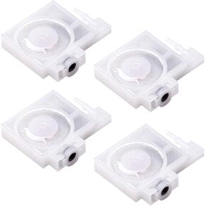 4PCS Printer Ink Damper Replacement Fit for Epson P408 R1900 R1390 L1800 L1400 R2000 R2400 L1300 T50 L805 DTF Printers Fits for E-pson Document Photo Printer Cartridge Accessories Dumper White